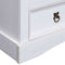 vidaXL - Tv-meubel - 91x43x56 - cm - Mexicaans - grenenhout - Corona-stijl - wit