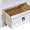 vidaXL - Tv-meubel - 91x43x56 - cm - Mexicaans - grenenhout - Corona-stijl - wit