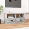 vidaXL - Tv-meubel - 93x35,5x45 - cm - bewerkt - hout - betongrijs
