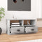 vidaXL - Tv-meubel - 93x35,5x45 - cm - bewerkt - hout - betongrijs