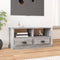 vidaXL - Tv-meubel - 93x35,5x45 - cm - bewerkt - hout - grijs - sonoma - eikenkleurig