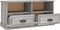 vidaXL - Tv-meubel - 93x35,5x45 - cm - bewerkt - hout - grijs - sonoma - eikenkleurig