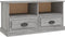 vidaXL - Tv-meubel - 93x35,5x45 - cm - bewerkt - hout - grijs - sonoma - eikenkleurig