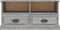 vidaXL - Tv-meubel - 93x35,5x45 - cm - bewerkt - hout - grijs - sonoma - eikenkleurig