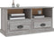 vidaXL - Tv-meubel - 93x35,5x45 - cm - bewerkt - hout - grijs - sonoma - eikenkleurig