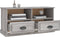 vidaXL - Tv-meubel - 93x35,5x45 - cm - bewerkt - hout - grijs - sonoma - eikenkleurig