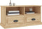 vidaXL - Tv-meubel - 93x35,5x45 - cm - bewerkt - hout - sonoma - eikenkleurig