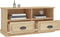 vidaXL - Tv-meubel - 93x35,5x45 - cm - bewerkt - hout - sonoma - eikenkleurig