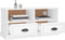 vidaXL - Tv-meubel - 93x35,5x45 - cm - bewerkt - hout - wit