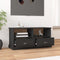 vidaXL - Tv-meubel - 93x35,5x45 - cm - bewerkt - hout - zwart