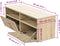 vidaXL - Tv-meubel - 95x35x36 - cm - bewerkt - hout - eikenkleurig