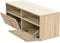 vidaXL - Tv-meubel - 95x35x36 - cm - bewerkt - hout - eikenkleurig