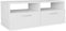 vidaXL - Tv-meubel - 95x35x36 - cm - bewerkt - hout - wit