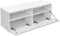 vidaXL - Tv-meubel - 95x35x36 - cm - bewerkt - hout - wit
