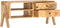 vidaXL - Tv-meubel - 97x35x47 - cm - massief - mangohout