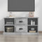 vidaXL - Tv-meubel - 99,5x35,5x48 - cm - bewerkt - hout - betongrijs