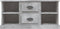 vidaXL - Tv-meubel - 99,5x35,5x48 - cm - bewerkt - hout - betongrijs