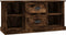 vidaXL - Tv-meubel - 99,5x35,5x48 - cm - bewerkt - hout - gerookt - eikenkleurig