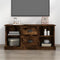 vidaXL - Tv-meubel - 99,5x35,5x48 - cm - bewerkt - hout - gerookt - eikenkleurig