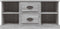 vidaXL - Tv-meubel - 99,5x35,5x48 - cm - bewerkt - hout - grijs - sonoma - eikenkleur