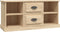 vidaXL - Tv-meubel - 99,5x35,5x48 - cm - bewerkt - hout - sonoma - eikenkleurig