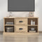 vidaXL - Tv-meubel - 99,5x35,5x48 - cm - bewerkt - hout - sonoma - eikenkleurig