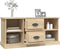 vidaXL - Tv-meubel - 99,5x35,5x48 - cm - bewerkt - hout - sonoma - eikenkleurig