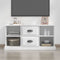 vidaXL - Tv-meubel - 99,5x35,5x48 - cm - bewerkt - hout - wit