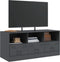 vidaXL - Tv-meubel - 99x39x44 - cm - staal - antracietkleurig