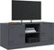 vidaXL - Tv-meubel - 99x39x44 - cm - staal - antracietkleurig