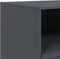 vidaXL - Tv-meubel - 99x39x44 - cm - staal - antracietkleurig