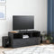 vidaXL - Tv-meubel - 99x39x44 - cm - staal - antracietkleurig