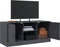 vidaXL - Tv-meubel - 99x39x44 - cm - staal - antracietkleurig