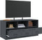 vidaXL - Tv-meubel - 99x39x44 - cm - staal - antracietkleurig