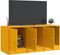 vidaXL - Tv-meubel - 99x39x44 - cm - staal - mosterdgeel
