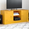 vidaXL - Tv-meubel - 99x39x44 - cm - staal - mosterdgeel