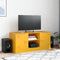 vidaXL - Tv-meubel - 99x39x44 - cm - staal - mosterdgeel