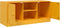 vidaXL - Tv-meubel - 99x39x44 - cm - staal - mosterdgeel