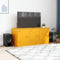 vidaXL - Tv-meubel - 99x39x44 - cm - staal - mosterdgeel