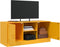 vidaXL - Tv-meubel - 99x39x44 - cm - staal - mosterdgeel