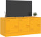 vidaXL - Tv-meubel - 99x39x44 - cm - staal - mosterdgeel