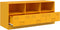 vidaXL - Tv-meubel - 99x39x44 - cm - staal - mosterdgeel