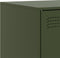 vidaXL - Tv-meubel - 99x39x44 - cm - staal - olijfgroen