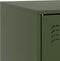 vidaXL - Tv-meubel - 99x39x44 - cm - staal - olijfgroen