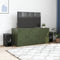 vidaXL - Tv-meubel - 99x39x44 - cm - staal - olijfgroen