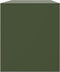 vidaXL - Tv-meubel - 99x39x44 - cm - staal - olijfgroen