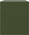 vidaXL - Tv-meubel - 99x39x44 - cm - staal - olijfgroen