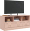 vidaXL - Tv-meubel - 99x39x44 - cm - staal - roze