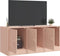 vidaXL - Tv-meubel - 99x39x44 - cm - staal - roze