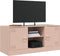 vidaXL - Tv-meubel - 99x39x44 - cm - staal - roze